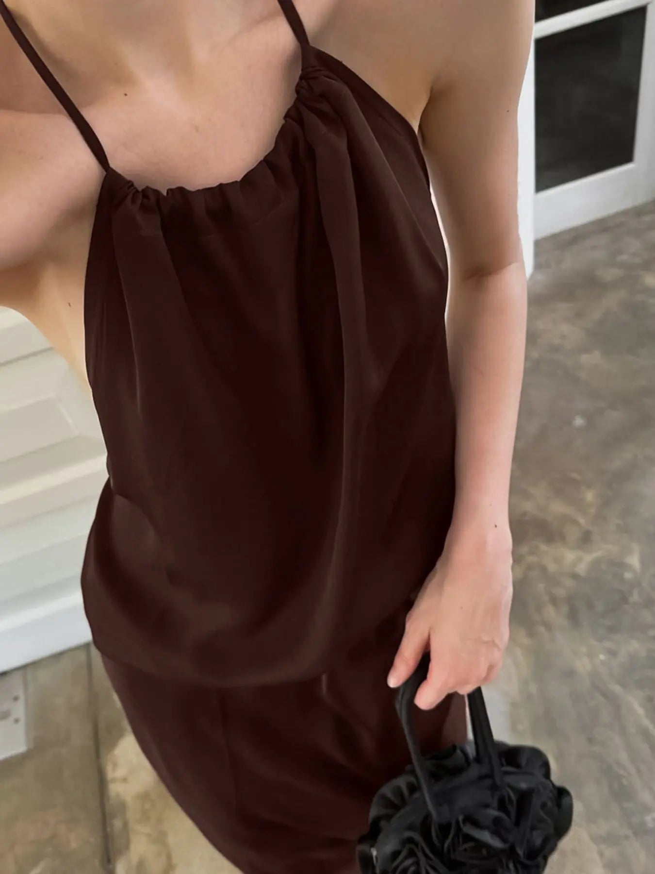 Backless Halter Neck Maxi Dress  Style Ratio