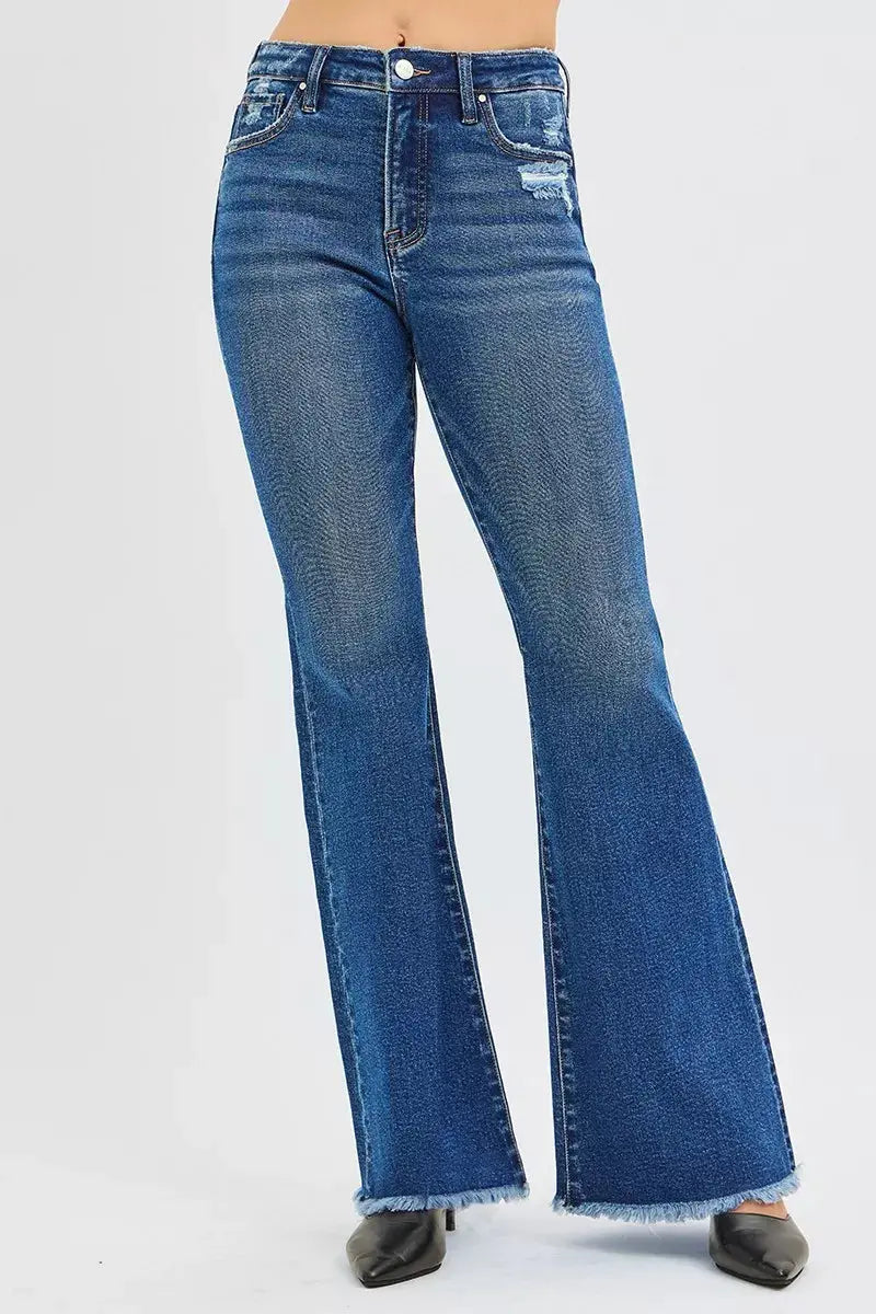 RISEN High Rise Flare Jeans  Style Ratio