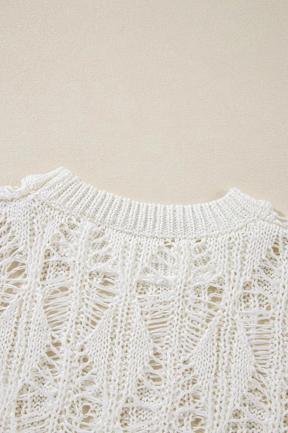 Hollow Out Long Sleeve Sweater  Style Ratio