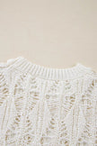 Hollow Out Long Sleeve Sweater  Style Ratio