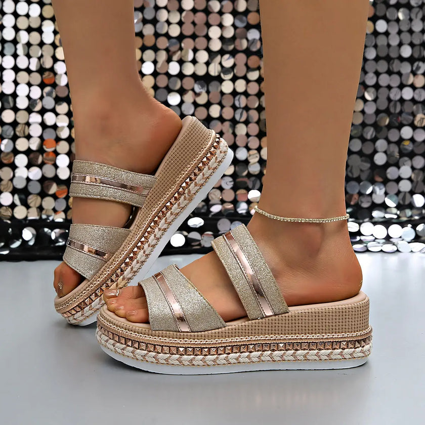 Open Toe Wedge Sandals  Style Ratio