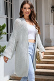 Open Front Longline Cardigan  Style Ratio