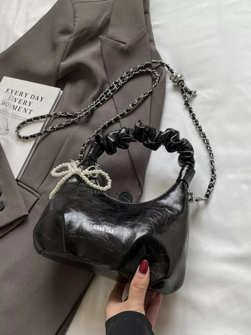 Ruched Handle Crossbody Bag  Style Ratio