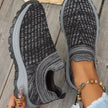 Round Toe Mesh Slip-Ons  Style Ratio
