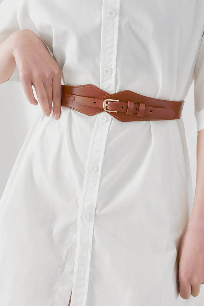 Fashion Geometric Elastic Belt  Style Ratio