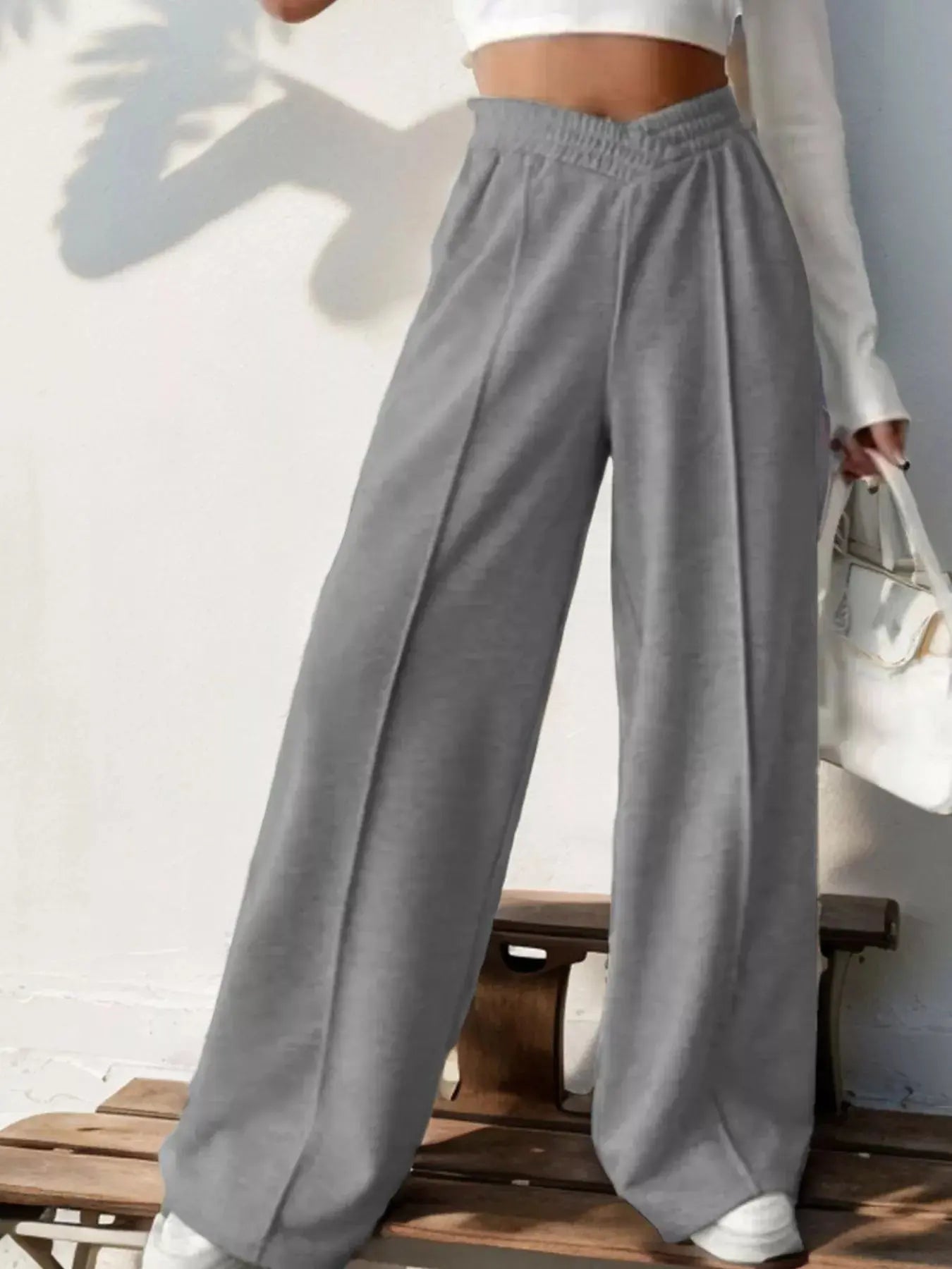 Wide Leg High Waist Pants  Style Ratio
