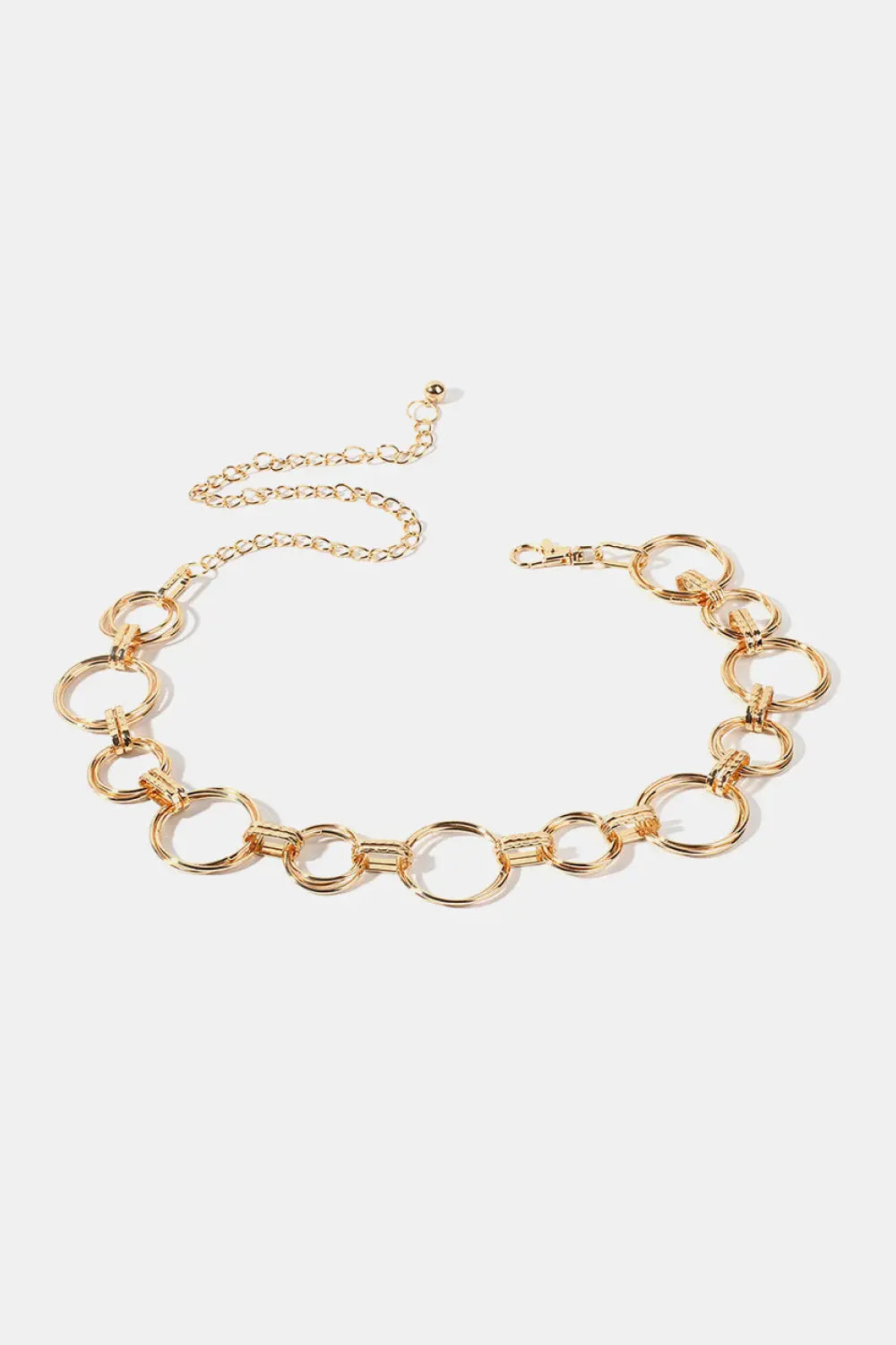 Alloy Chain Circle Shape Belt  Style Ratio