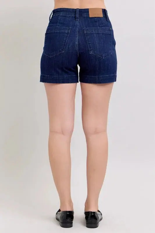 Judy Blue Full Size High Waist Denim Shorts  Style Ratio