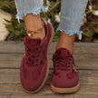 Round Toe Lace Up Sneakers  Style Ratio