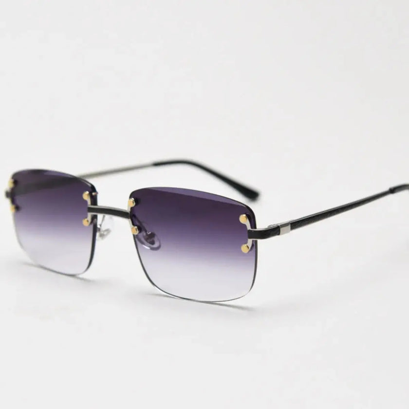 Rimless Gradient Tinted Sunglasses  Style Ratio