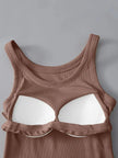 Round Neck Tank with Bra  Style Ratio