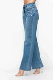 bytos Full Size High Rise Wide Leg Jeans with Pockets  Style Ratio