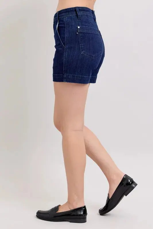 Judy Blue Full Size High Waist Denim Shorts  Style Ratio