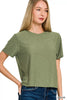 Zenana Slub Short Sleeve Tee  Style Ratio