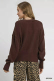 Umgee Button-Front V Neck Knit Cardigan  Style Ratio