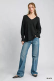 Umgee Wool Blended Pullover Sweater  Style Ratio