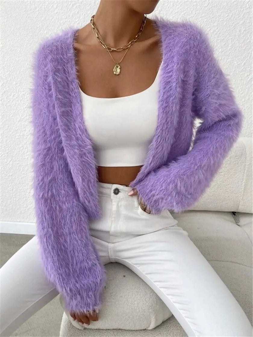 Open Front Long Sleeve Cardigan  Style Ratio