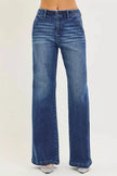RISEN High Rise Wide Leg Slanted Pocket Jeans  Style Ratio