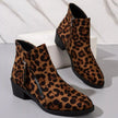 Point Toe Block Heels Boots  Style Ratio