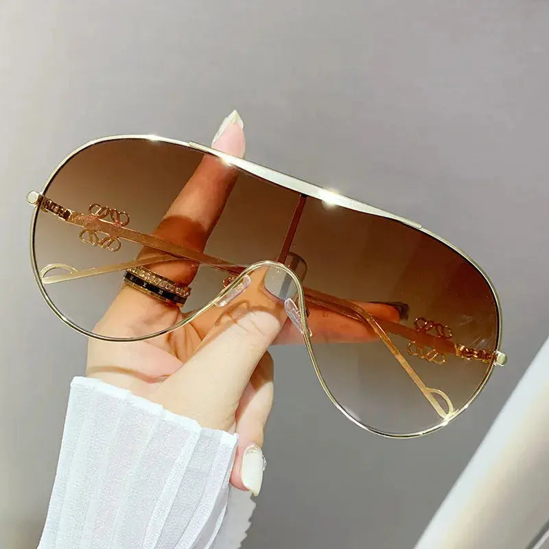 Gradient Aviator Sunglasses  Style Ratio