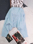 Cable Knit Button-Up Cardigan  Style Ratio