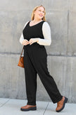 Double Take Full Size Sleeveless Straight Jumpsuit  Style Ratio