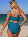 Twist Front High Waisted Bikini  Style Ratio