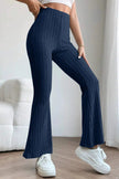 Basic Bae Full Size Ribbed High Waist Flare Pants  Style Ratio