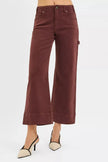 RISEN Tummy Control High Rise Crop Wide No Waist Band Pants  Style Ratio