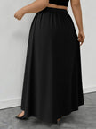 Maxi Skirt with Pockets Plus Size  Style Ratio