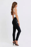 Judy Blue Plus Size HW Faux Leather Skinny Pants  Style Ratio