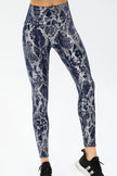 Animal Print Slim Fit Wide Waistband Long Sports Pants  Style Ratio