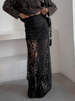 Lace Maxi Skirt  Style Ratio