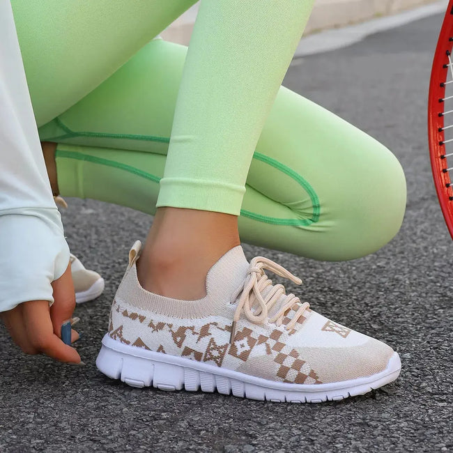 Breathable Mesh Lace Up Sneakers  Style Ratio