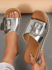 Buckle Espadrille Platform Sandals  Style Ratio