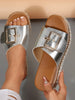 Buckle Espadrille Platform Sandals  Style Ratio