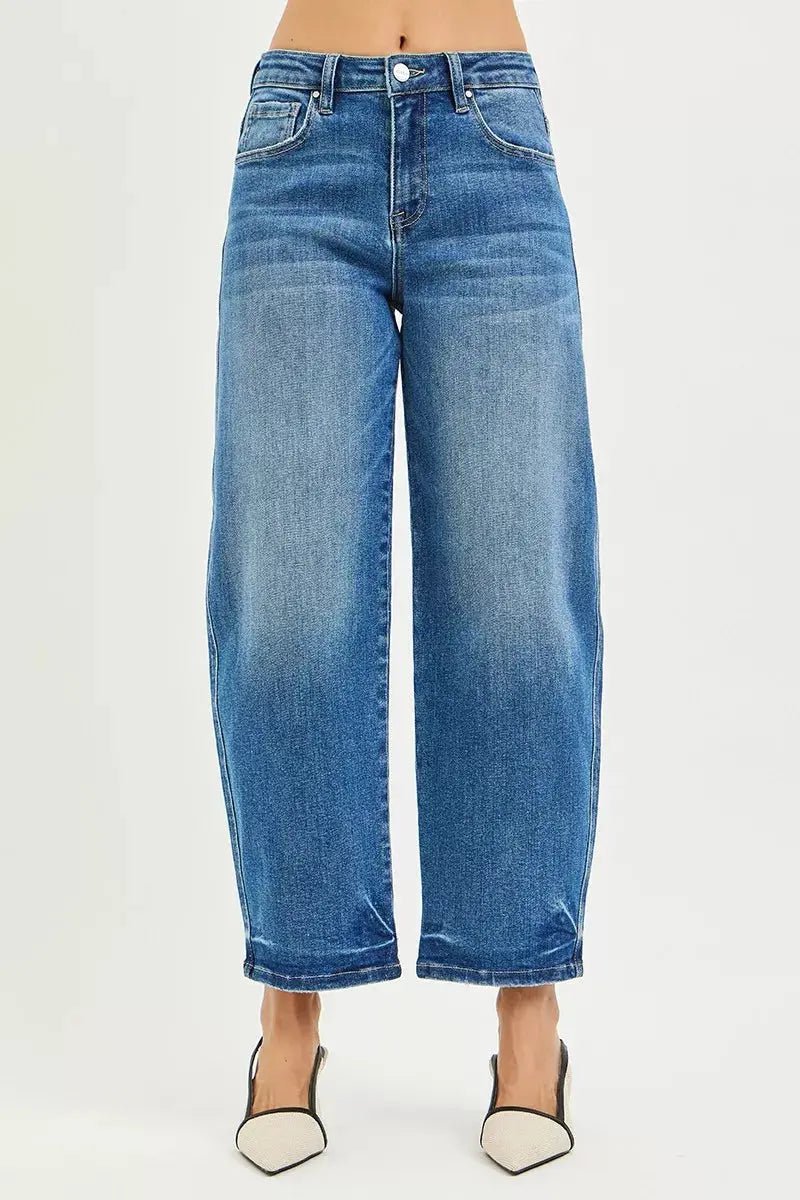 RISEN Slouchy Cropped Barrel Jeans  Style Ratio