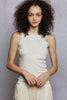POL Round Neck Cropped Tank with Lace Trim  Style Ratio