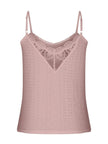 Eyelet Lace Detail V-Neck Cami  Style Ratio