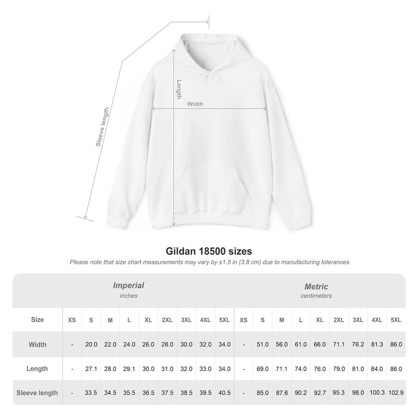 Neurospicy: Colorful Hands w/Words & Butterflies Design Hoodie  Style Ratio