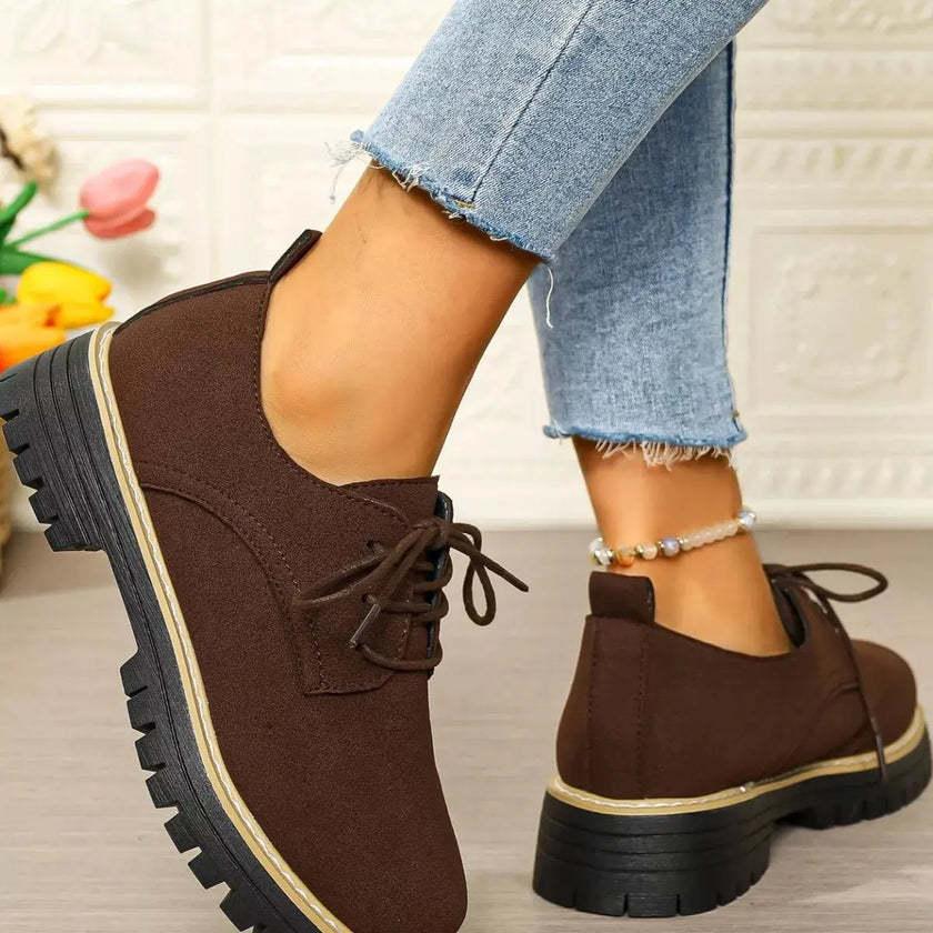 Lace-Up Platform Loafers  Style Ratio