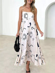 Printed Spaghetti Strap Maxi Dress  Style Ratio
