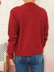 Button Up Long Sleeve Cardigan  Style Ratio