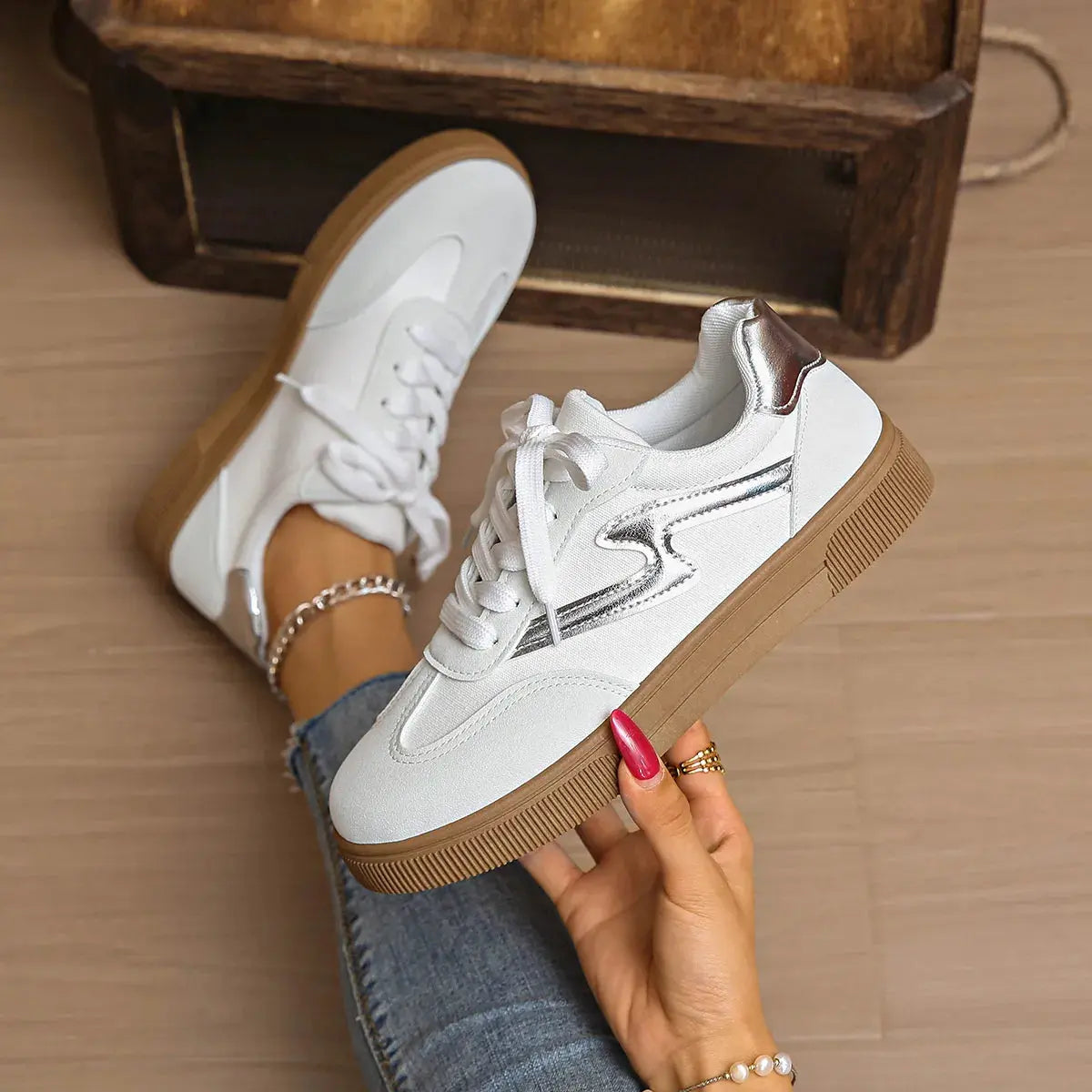 Lace Up Platform Sneakers  Style Ratio