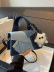 Denim Patchwork Crossbody Bag  Style Ratio