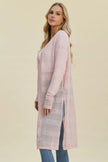 Double Take Open Front Longline Cardigan  Style Ratio