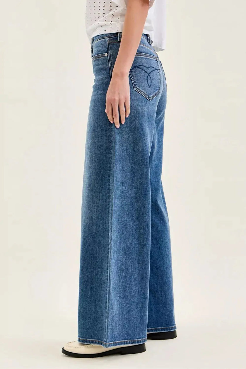 Judy Blue High Waist Palazzo Jeans  Style Ratio