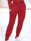 Casual Chic Cropped Sweatshirt and Jogger Set  Style Ratio