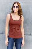 Basic Bae Full Size Square Neck Wide Strap Tank  Style Ratio