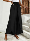 High-Waisted Side Slit Pants  Style Ratio